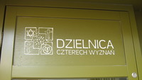 Wrocław - Logo Viertel der gegenseitigen Achtung Foto: Joerg Sorge
